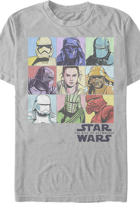 The Rise Of Skywalker Pop Art Star Wars T-Shirt