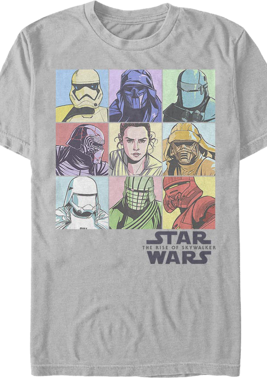 The Rise Of Skywalker Pop Art Star Wars T-Shirt - main product image