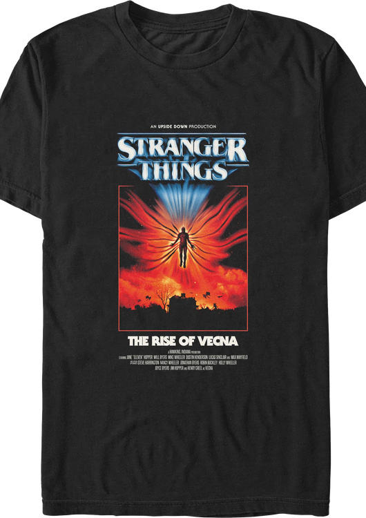The Rise Of Vecna Poster Stranger Things T-Shirt - main product image