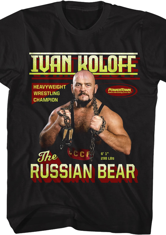 The Russian Bear Ivan Koloff T-Shirt - main product image