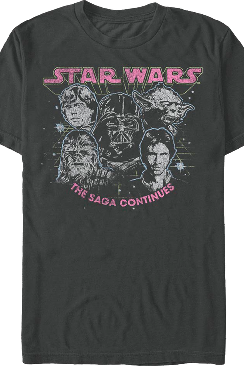 The Saga Continues Star Wars T-Shirt - main product image