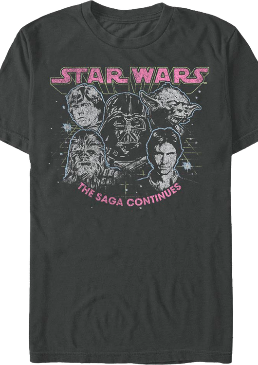 The Saga Continues Star Wars T-Shirt - main product image