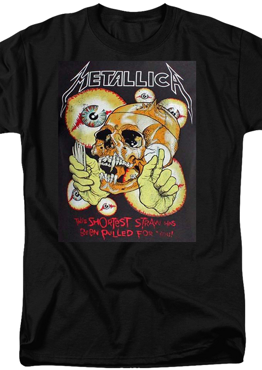 The Shortest Straw Metallica T-Shirt - main product image