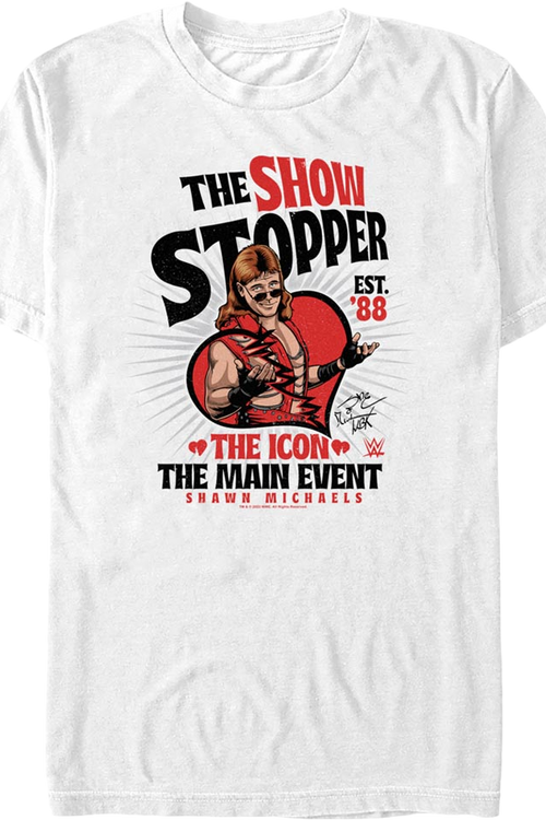 The Show Stopper Shawn Michaels T-Shirtmain product image