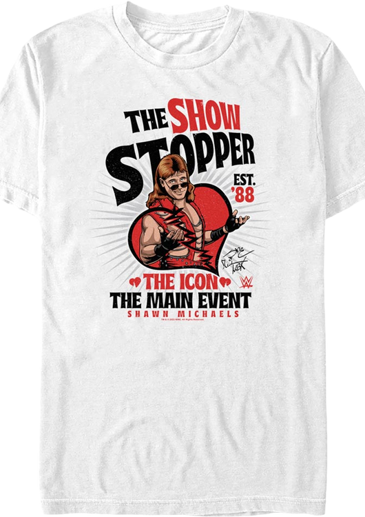 The Show Stopper Shawn Michaels T-Shirt - main product image