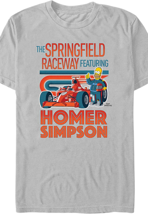 The Springfield Raceway Simpsons T-Shirt