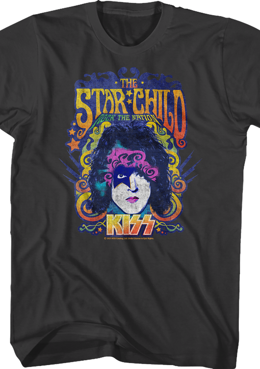 The Starchild KISS T-Shirt - main product image