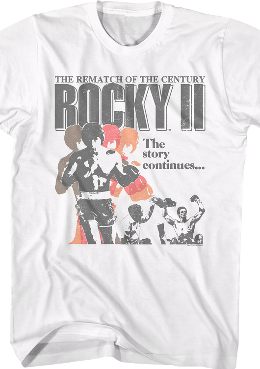 The Story Continues Rocky II T-Shirt - main product image