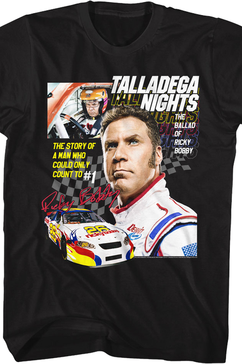 The Story Of A Man Who Could Only Count To #1 Talladega Nights T-Shirtmain product image