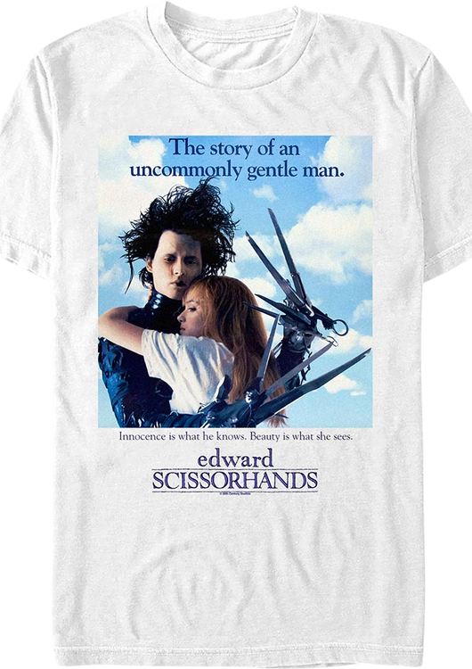 The Story Of An Uncommonly Gentle Man Edward Scissorhands T-Shirt - main product image