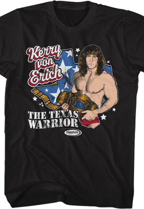 The Texas Warrior Kerry Von Erich T-Shirt