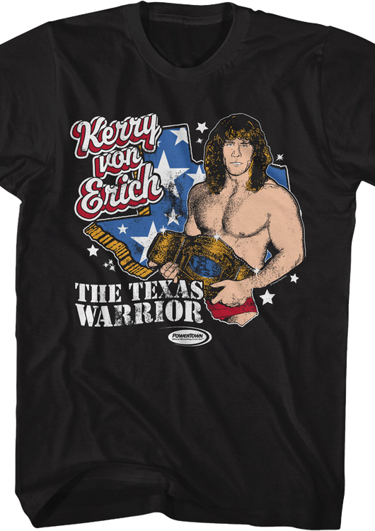 The Texas Warrior Kerry Von Erich T-Shirt - main product image