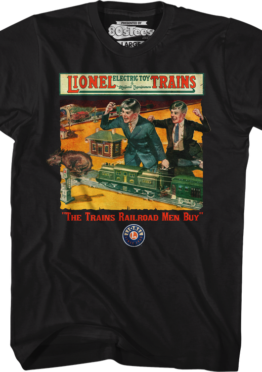 The Trains Railroad Men Buy Lionel Trains T-Shirt - main product image