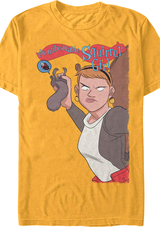 The Unbeatable Squirrel Girl Marvel Comics T-Shirt - main product image