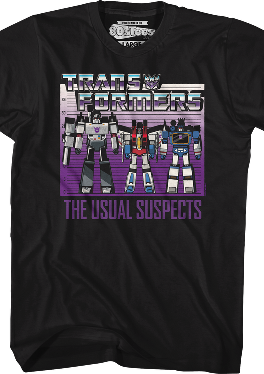 The Usual Suspects Transformers T-Shirt - main product image
