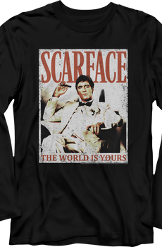 The World Is Yours Scarface Long Sleeve Shirt