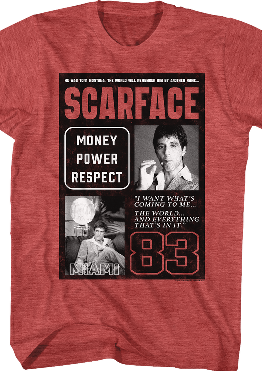 The World Will Remember Scarface T-Shirt - main product image