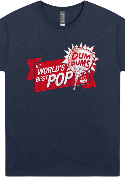 The World's Best Pop Dum-Dums T-Shirt - main product image