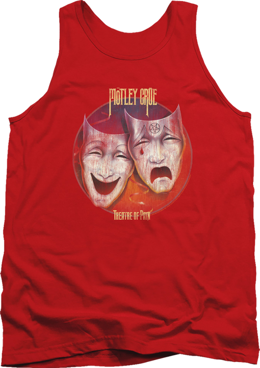 Theatre Of Pain Album Cover Motley Crue Tank Top - main product image