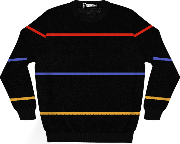 Theo Stripe Design Knitted Sweatermain product image