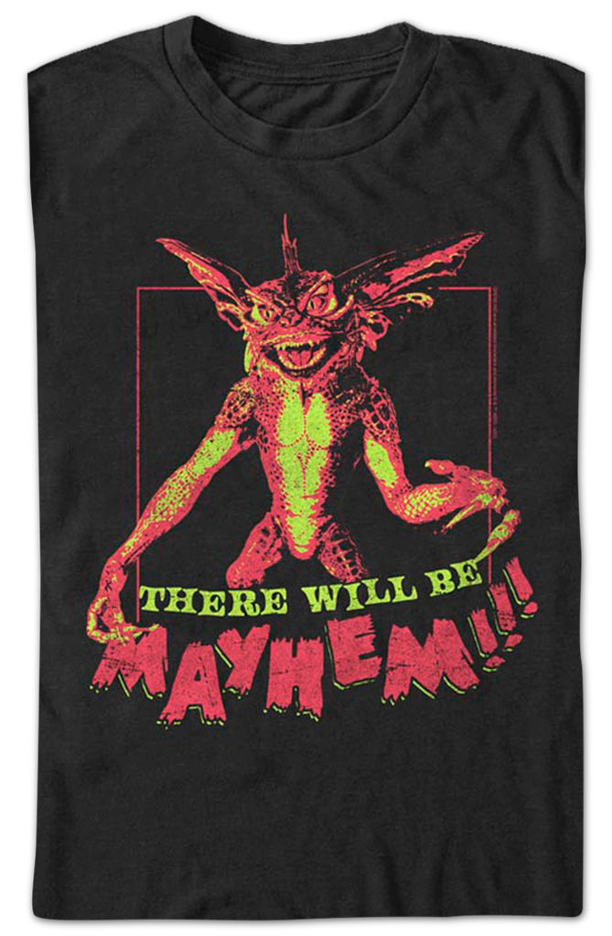 Gremlins There Will Be Mayhem - Camiseta Con Cuello En V Para Mujer