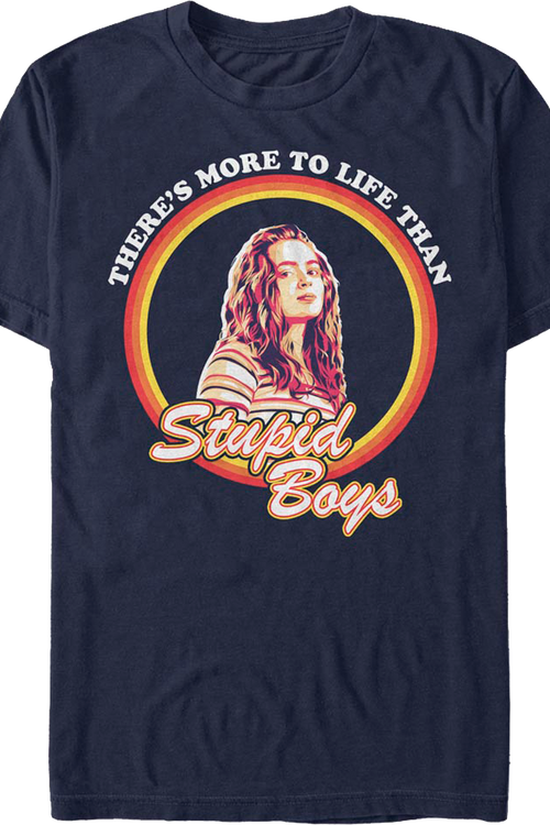 There's More To Life Than Stupid Boys Stranger Things T-Shirt - main product image