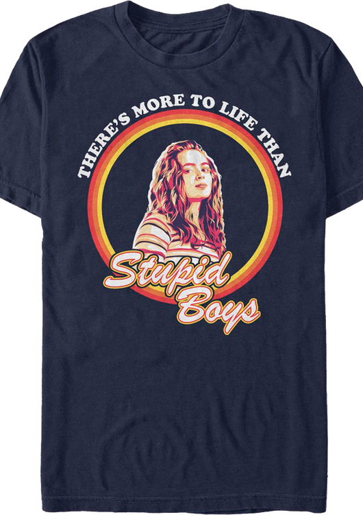 There's More To Life Than Stupid Boys Stranger Things T-Shirt - main product image