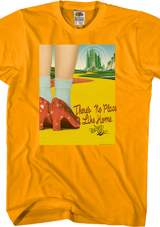 There's No Place Like Home Wizard Of Oz T-Shirt - main product image