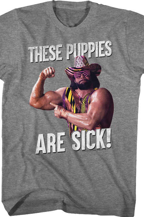 These Puppies Are Sick Macho Man Randy Savage T-Shirt - main product image