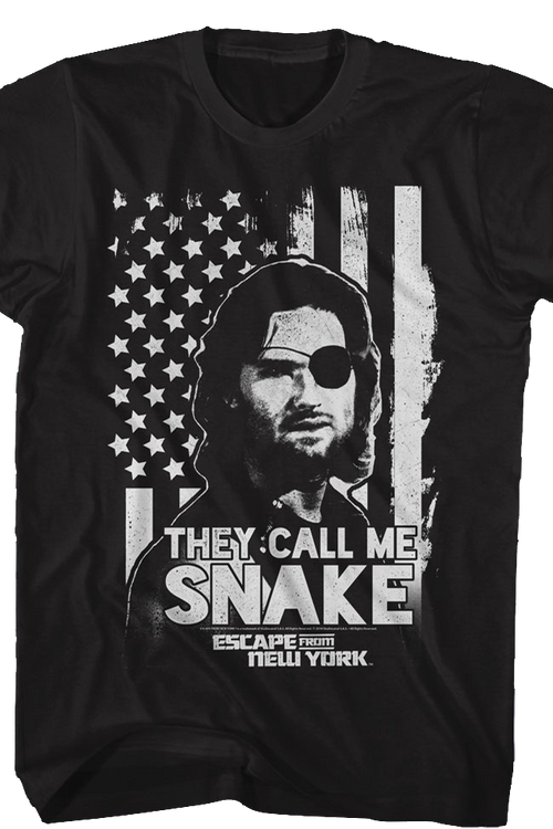They Call Me Snake Escape From New York T-Shirtmain product image