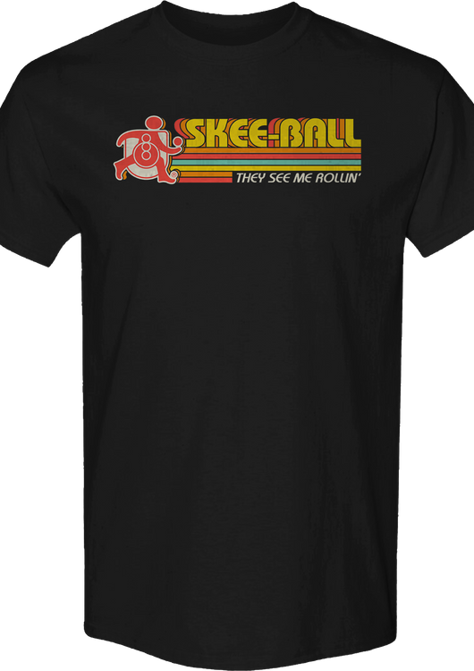 They See Me Rollin' Skee-Ball T-Shirt - main product image