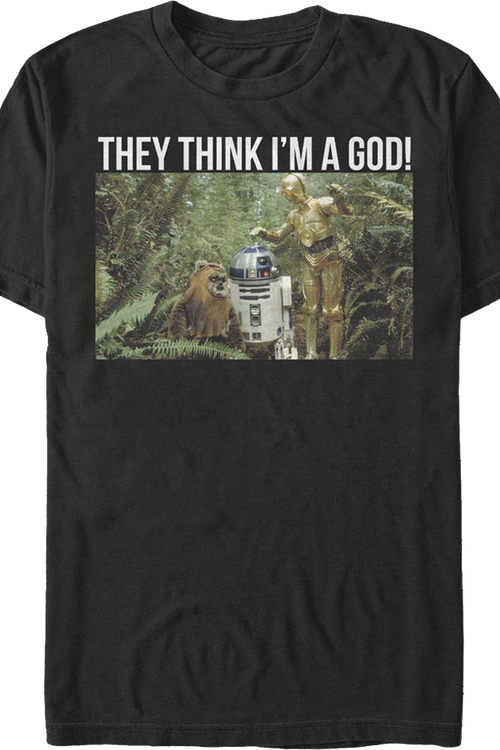 They Think I'm A God Star Wars T-Shirtmain product image
