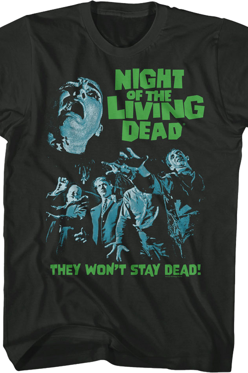 They Won't Stay Dead Night Of The Living Dead T-Shirtmain product image
