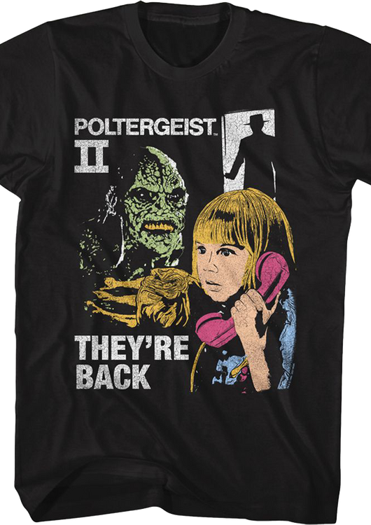 They're Back Collage Poltergeist II T-Shirt - main product image