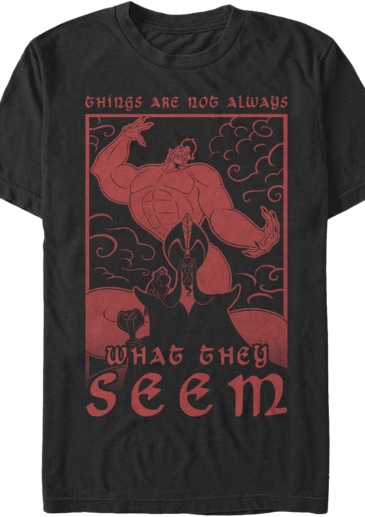 Things Are Not Always What They Seem Aladdin T-Shirt - main product image