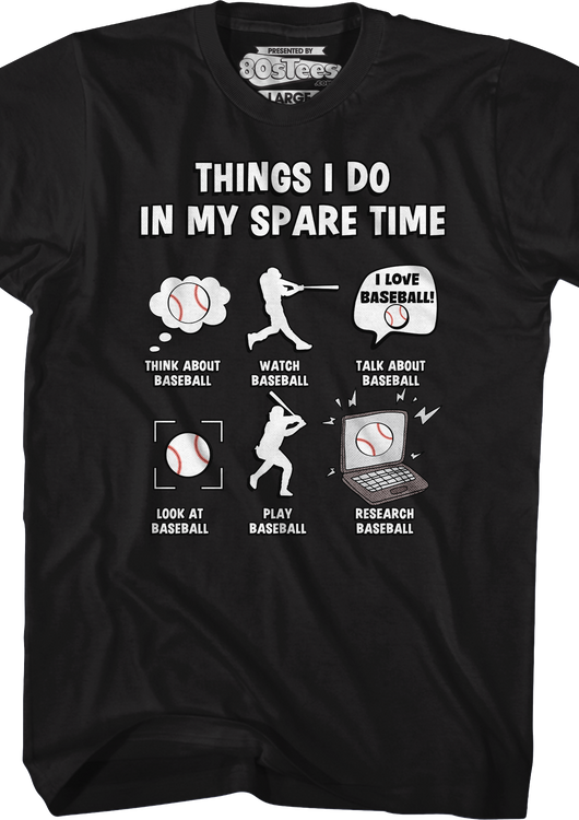 Things I Do In My Spare Time T-Shirt - main product image