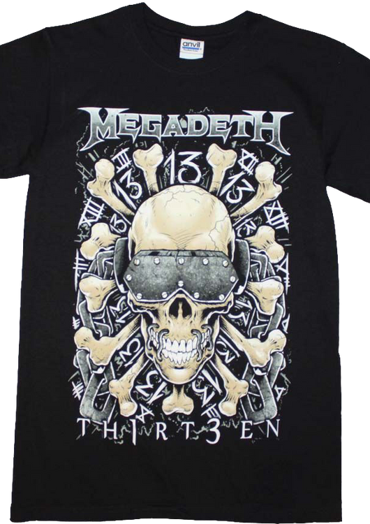 Thirteen Megadeth T-Shirt - main product image
