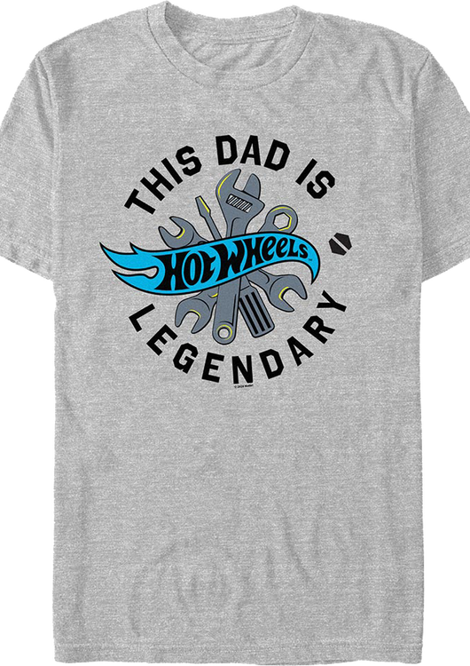 This Dad Is Legendary Hot Wheels T-Shirt - main product image