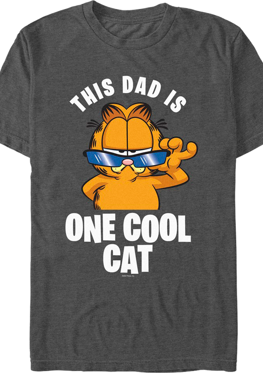 This Dad Is One Cool Cat Garfield T-Shirt - main product image