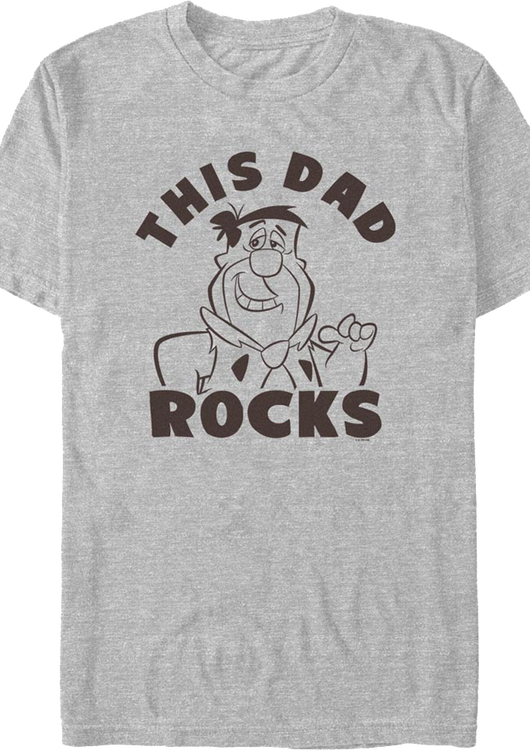 This Dad Rocks Flintstones T-Shirt - main product image