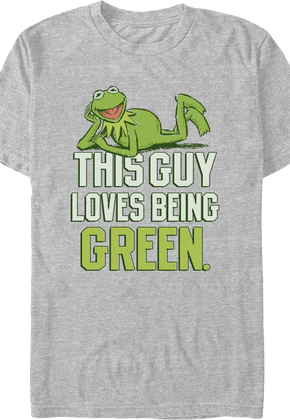 This Guy Loves Being Green Muppets T-Shirt