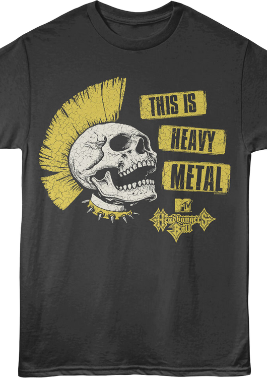 This Is Heavy Metal Headbangers Ball MTV T-Shirt - main product image
