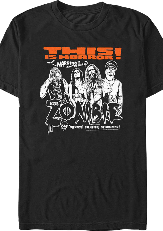 This Is Horror Rob Zombie T-Shirt - main product image