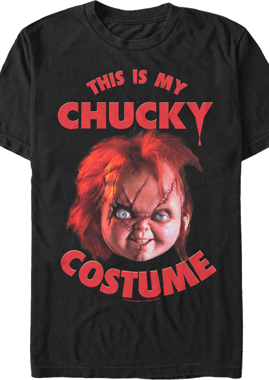 This Is My Chucky Costume Child's Play T-Shirt - main product image