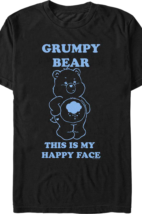 This Is My Happy Face Care Bears T-Shirtmain product image