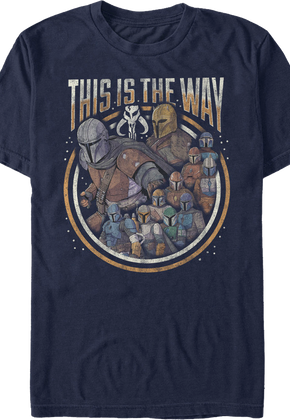 This Is The Way Collage Star Wars The Mandalorian T-Shirt