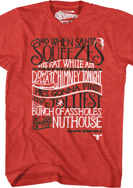 This Side Of The Nuthouse Christmas Vacation T-Shirt - main product image