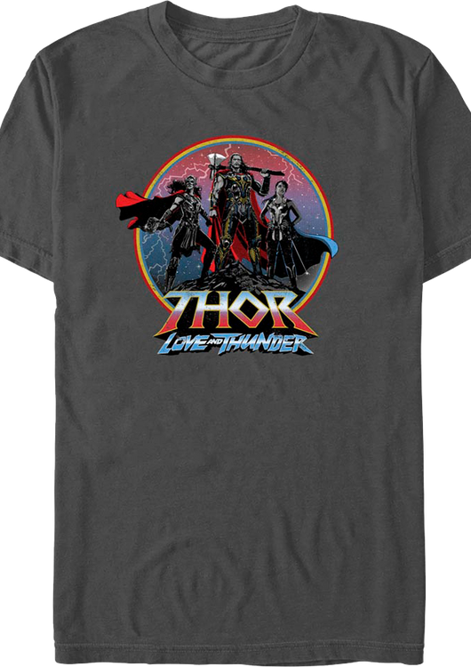 Thor Love And Thunder Heroic Circle Marvel Comics T-Shirt - main product image