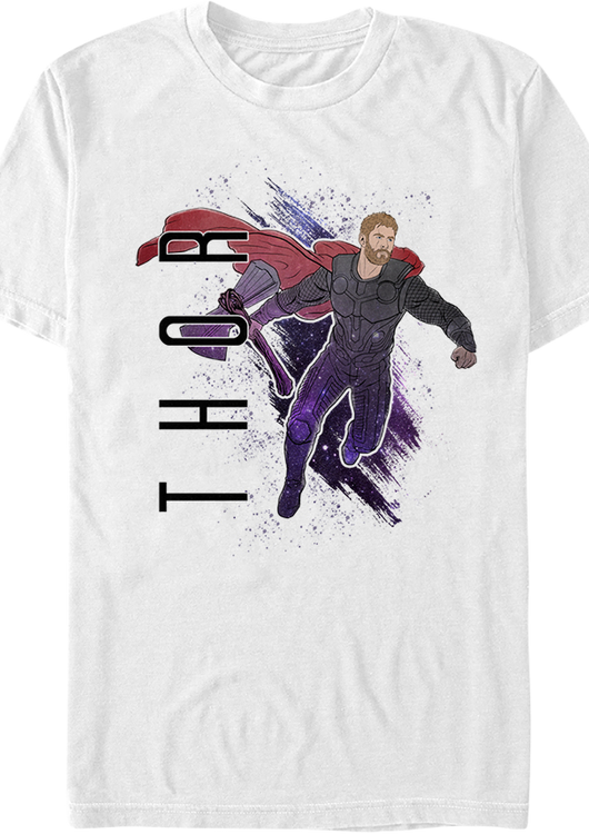 Thor Painting Avengers Endgame T-Shirt - main product image