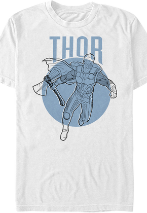 Thor Sketch Avengers Endgame T-Shirt